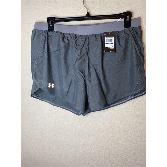 Under Armour Shorts Running Gym UA Fly By 2.0 Lined 1350196 XL Loose New - Picture 1 of 7